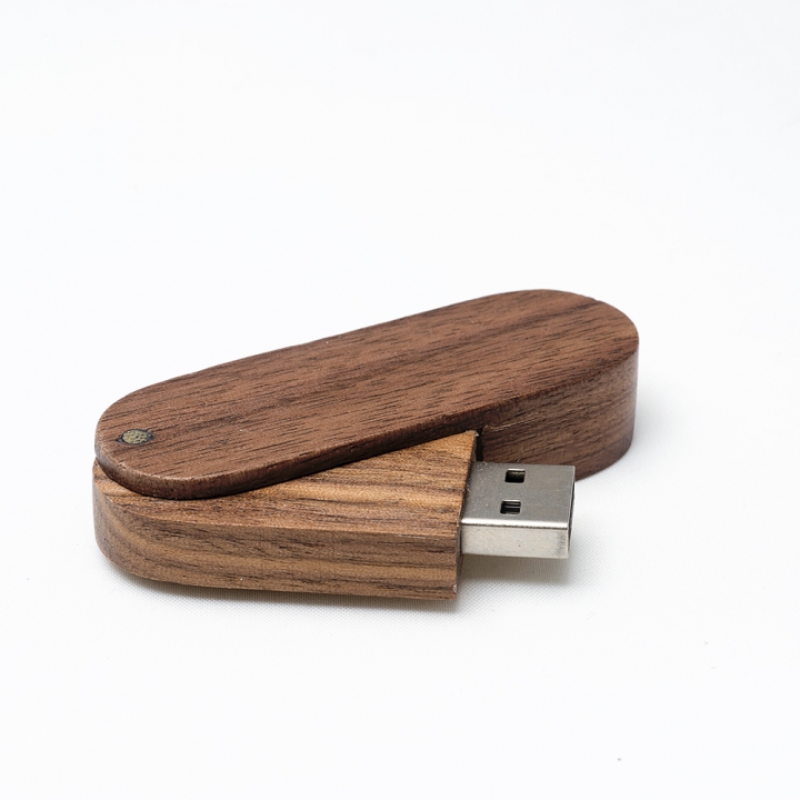 Holz USB | Einklappbar | Öko Geschenk
